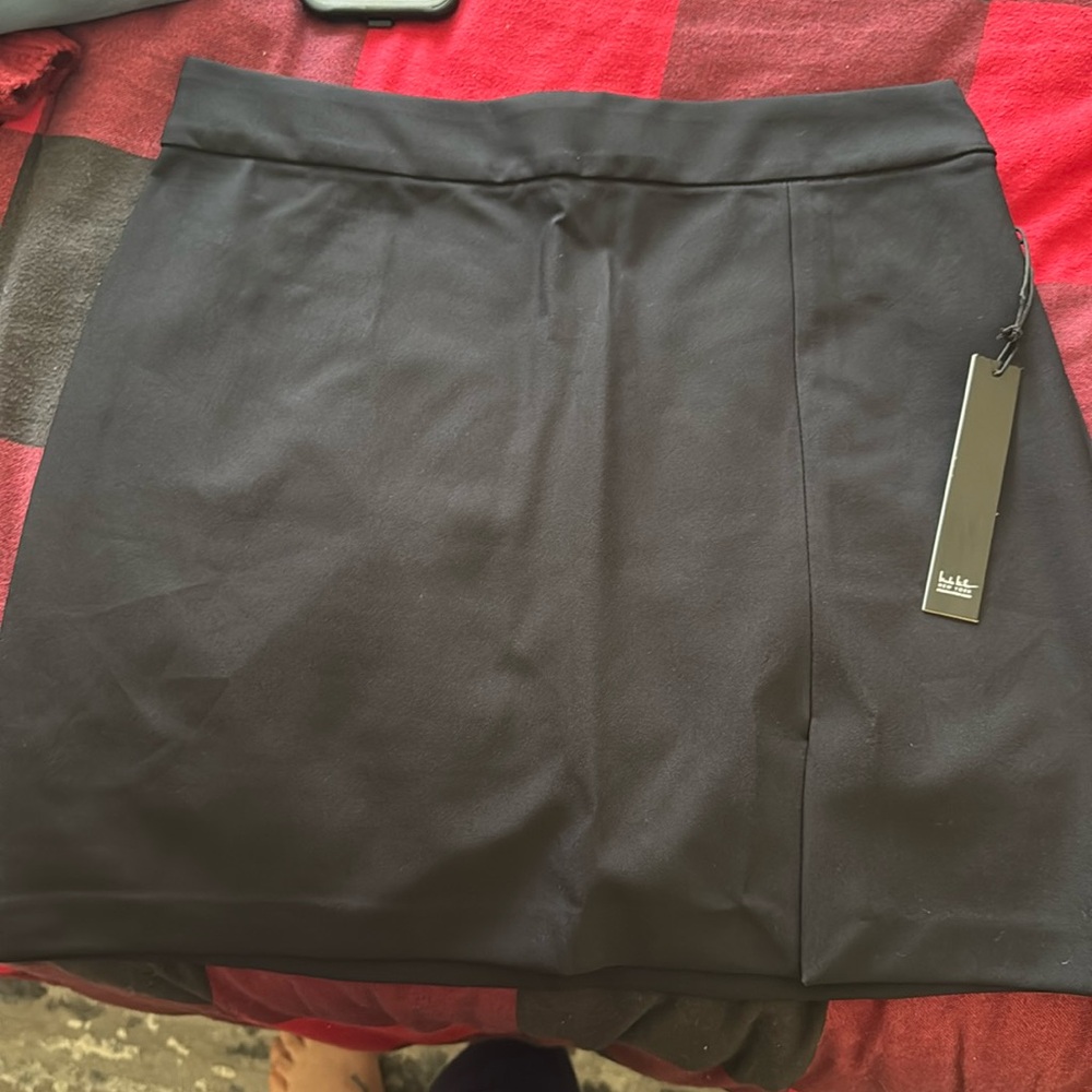 Black high waisted skirt